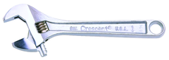 15/16" Opening - 6" OAL - Adjustable Wrench Chrome - Exact Tooling