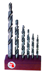 6 Pc. M42 Step Drill Set for Cap Set - Exact Tooling