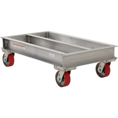 Aluminum Channel Dolly 2000 lb 24W × 42L - Exact Tooling