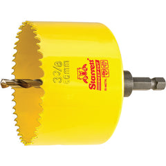 ‎3-3/8″ Bi-Metal Deep Cut Hole Saw - Starrett with Arbor - Exact Tooling