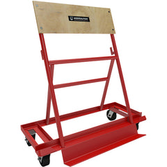 A-Frame Steel Truck Steel Casters 22.75 × 42.625 - Exact Tooling