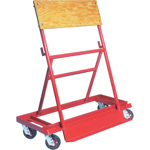 A-Frame Steel Truck Rubber Casters 22.75 × 42.625 - Exact Tooling