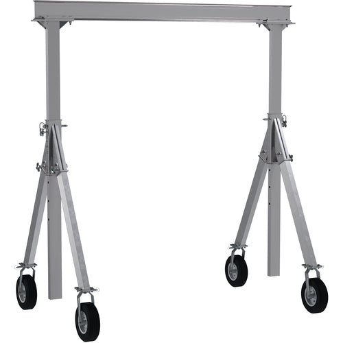Aluminum Gantry Crane W/Pnu Caster 10 × 8 - Exact Tooling