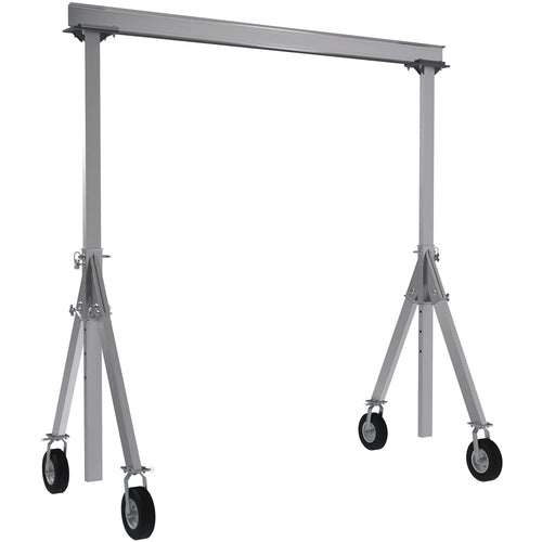 Aluminum Gantry Crane W/Pnu Caster 12 × 12 - Exact Tooling