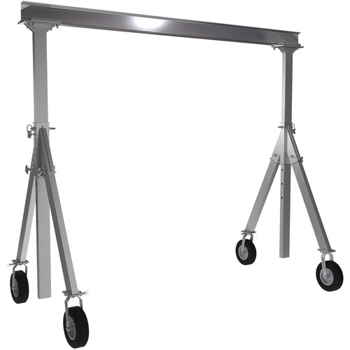 Aluminum Gantry Crane W/Pnu Caster 15 × 10 - Exact Tooling