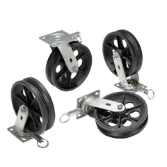 Alum Gantry Crane V-Groove Wheels 8 × 2 - Exact Tooling