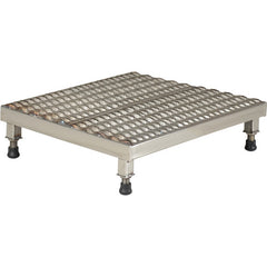 ‎Adj SS Work Stand 6.75-8.75 H 24 × 23.5 - Exact Tooling