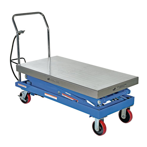 Air Steel Cart 1500 lb 24 × 47.5 - Exact Tooling