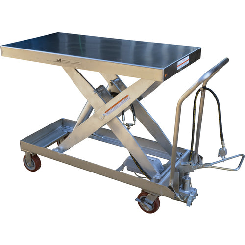 Air SS Cart 2000 lb 24 × 47.25 - Exact Tooling