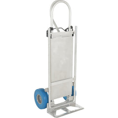 Hand Truck W/Folding Platform Blue Wheel - Exact Tooling