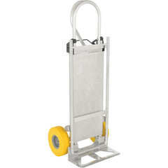 Hand Truck W/Folding Platform Yel Wheel - Exact Tooling