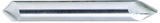 1" Size-1/2" Shank-90°-M42 Single Flute Countersink - Exact Tooling