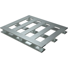Heavy Duty Alum Half Pallet Skid Bottom 36 × 24 - Exact Tooling