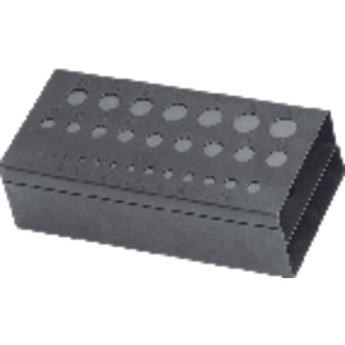 Cutting Tool Stand - Holds 1/16″-1/2″ × 64th Jobber Drill - Exact Tooling