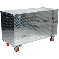 Alum Tool Box Front Door -Casters 24 × 48 - Exact Tooling