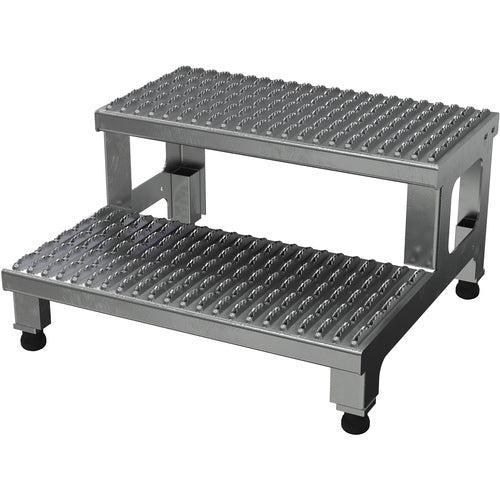 Adj Alum Step Mate Stand 2 Step 24.06 × 22.75 - Exact Tooling