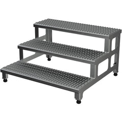 Adj Alum Step Mate Stand 3 Step 36.06 × 33.62 - Exact Tooling