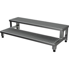 Adj Alum Step Mate Stand 2 Step 48.06 × 22.75 - Exact Tooling