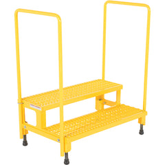 Adj Step Stand 2 Step W/Handrail 50.5 × 22.87 - Exact Tooling