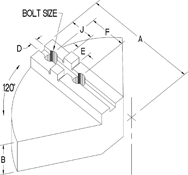 Soft Top Jaw 1/16" 90° Serrated - Exact Tooling