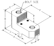 Tongue & Groove Jaw - HD 1-Step Rev Hard Jaw - Exact Tooling