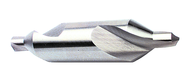 Size 10; 3/8 Drill Dia x 3-3/4 OAL 60° HSS Combined Drill & Countersink - Exact Tooling