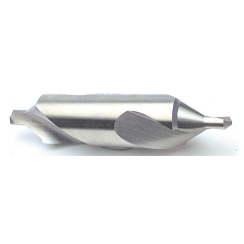 #16 × 3″ OAL 60 Degree HSS Bell Combined Drill and Countersink Uncoated - Exact Tooling