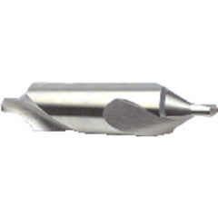 #13 × 2″ OAL 60 Degree HSS Bell Combined Drill and Countersink Uncoated - Exact Tooling