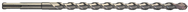9/16" Dia. - 12-3/4" OAL - Bright - HSS - SDS CBD Tip Masonry Hammer Drill - Exact Tooling