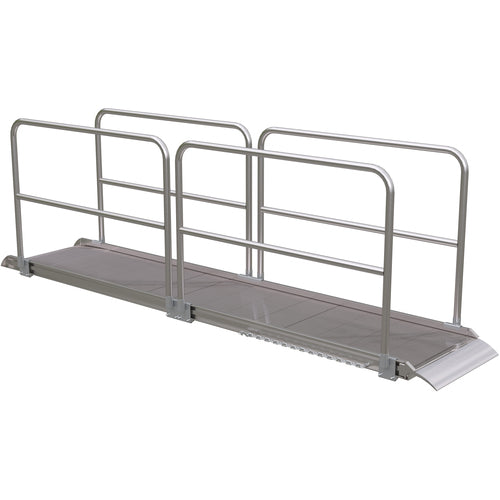 Alum Walk Ramp Handrail Overlap 144 × 28″ - Exact Tooling