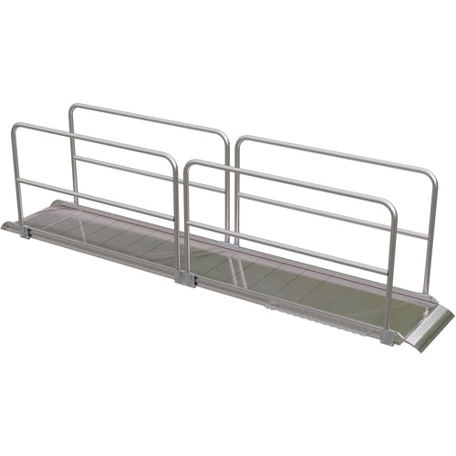 Alum Walk Ramp Handrail Overlap 168 × 28″ - Exact Tooling