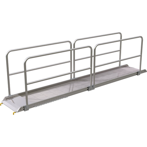 Alum Walk Ramp Handrail Hook 169.25 × 28″ - Exact Tooling