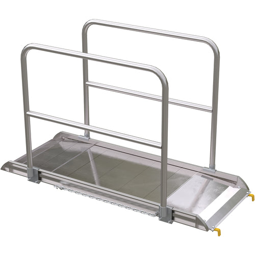 Alum Walk Ramp Handrail Hook 73.87 × 28″ - Exact Tooling