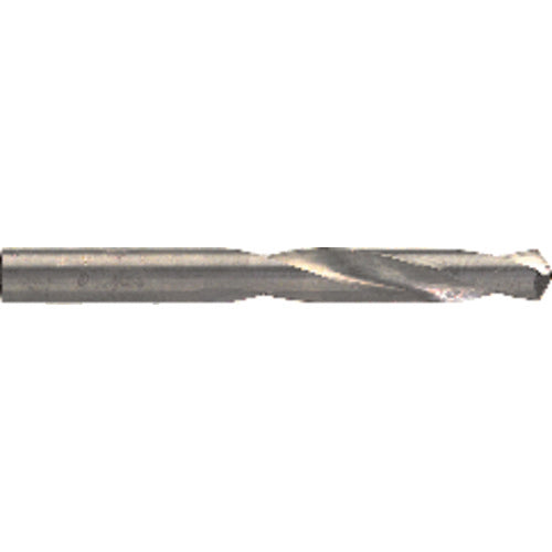 #40 Dia. × 0.098″ Shank × 1″ Flute Length × 2″ OAL, 5XD, 118°, Uncoated, 2 Flute, External Coolant, Round Solid Carbide Drill - Exact Tooling