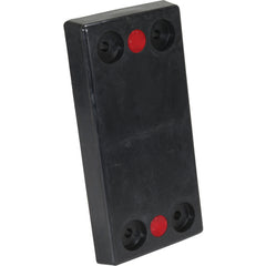 Rectangle Molded Rubber Bumper 3 × 24 × 12 - Exact Tooling