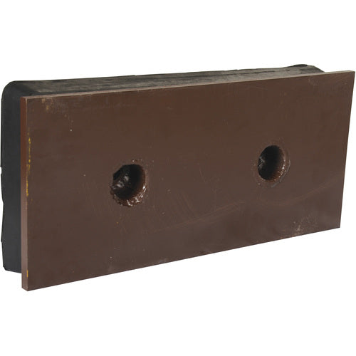 Steel Face Molded Rubber Bumper 2.5 × 18 × 8 - Exact Tooling
