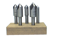 5 pc. HSS 82 Degree Countersink Set - Exact Tooling