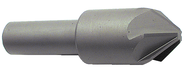 7/8" Size-1/2" Shank-60° 6 Flute CNC-K Precision Countersink - Exact Tooling