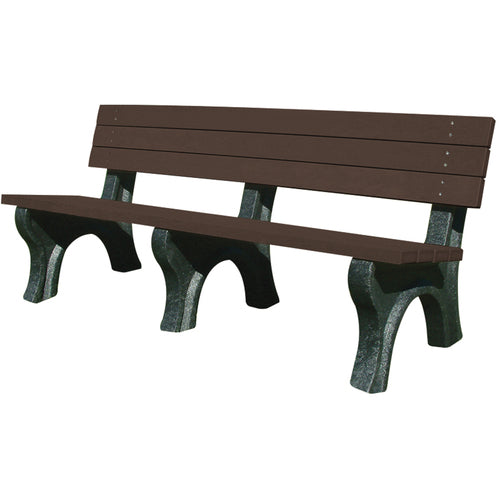 Bench Deluxe Backed 2672 Bk Leg Brown Seat - Exact Tooling