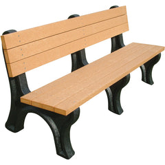 Bench Deluxe Backed 2672 Bk Leg Cedar Seat - Exact Tooling