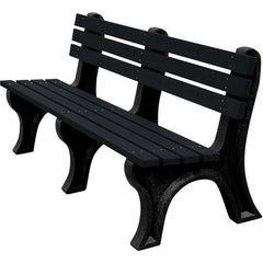Bench Economy Backed 72 Bk Leg Black Seat - Exact Tooling