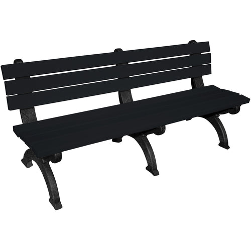Bench Monarque Backed 72 Bk Leg Black Seat - Exact Tooling