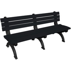 Bench Monarque Backed 72 Bk Leg Black Seat - Exact Tooling