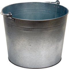 Galvanized Steel Bucket 5 Gallons - Exact Tooling