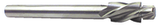 #5 Screw Size-4-1/8 OAL-HSS-Straight Shank Capscrew Counterbore - Exact Tooling