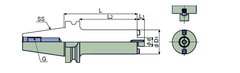 BT50-FMA31.75-455-76 SHELL MILL - Exact Tooling