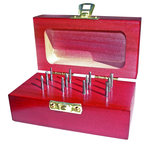 Set 1030; 12 Piece with 1/8; 5/32; 3/16 & 1/4"; Dbl Cut - CBD - Burr Set - Exact Tooling