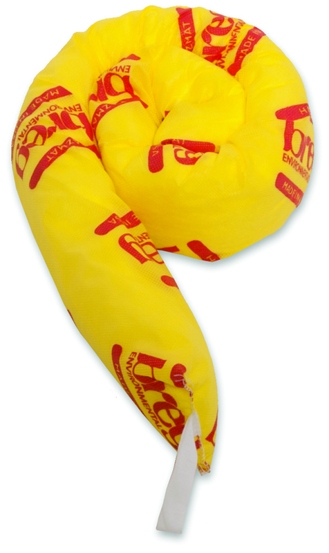 #BHS12Â Hazmat Snake 3" x 48" 12 Per Box - Sponge Absorbents - Exact Tooling