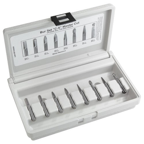 1/4X1/8 STYLE B SHK MC BUR SET - Exact Tooling