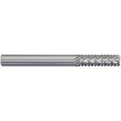 3/16 × 5/8 × 1/4 × 2 Solid Carbide Router - Burr End Cut - Exact Tooling